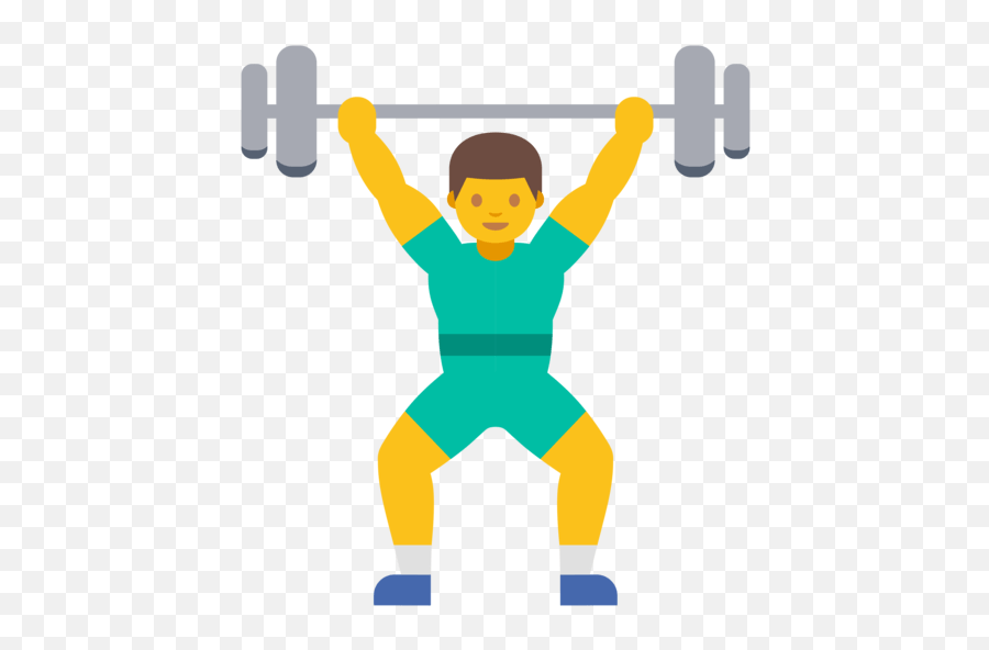 U200dman Lifting Weights Emoji,Muscle Emoticon