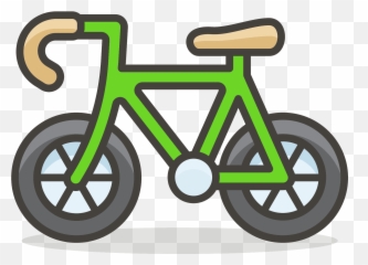 Bicycle Emoji Clipart - Icono De Bicicleta En Colores Png,Cyclist Emoji