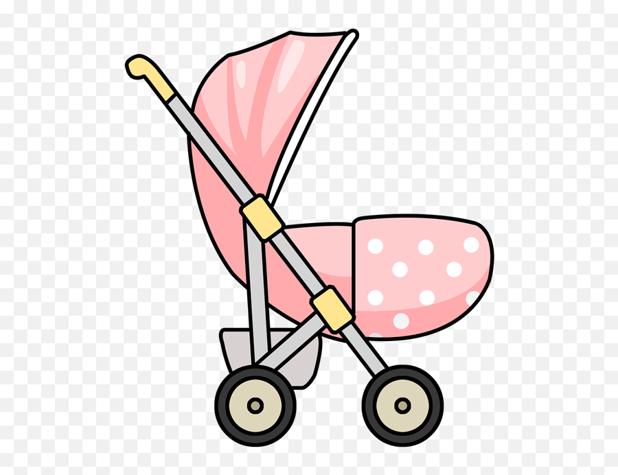 Free Cartoon Baby Carriage Download - Stroller Clipart Emoji,Stroller Emoji