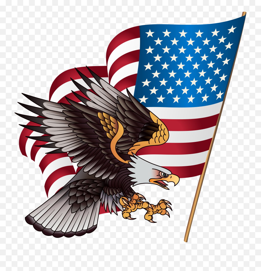 American Flag With Eagle Png U0026 Free American Flag With Eagle Emoji ...