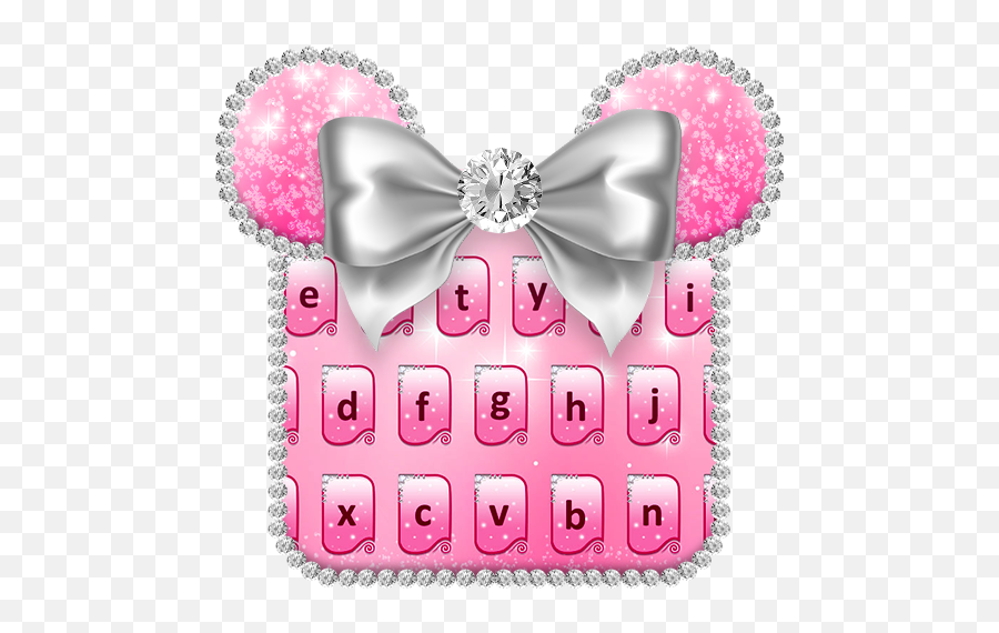 Diamond Pink Mouse - Pink Keyboard Diamond Apk Emoji,Pink Diamond Emoji