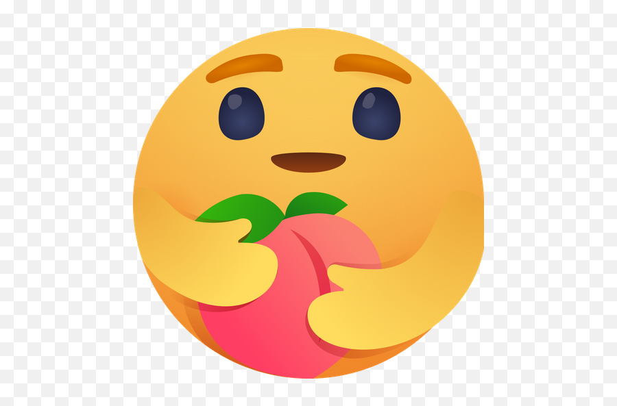 Care Emoji For Peach Logo Icon Of Gradient Style - Available Care Emoji Meme Template,Orange Emoji