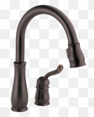 Single Handle Pull - Down Kitchen Faucet Delta Kitchen Faucet Bronze Emoji,Emoji Level 18answers