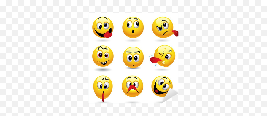 Smiley Balls Showing Funny Face Sticker - Happy Emoji,Balls Emoticon