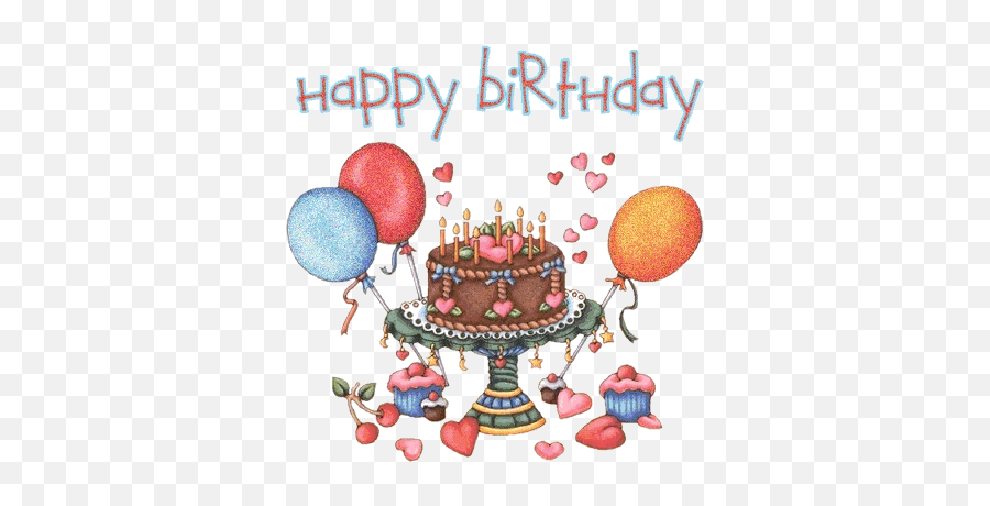 Happy Birthday 10 Immagini Di Auguri Belle - Top10immaginiit Animated Gif Happy 80th Birthday Gif Emoji,Happy Birthday Emoticon Gif