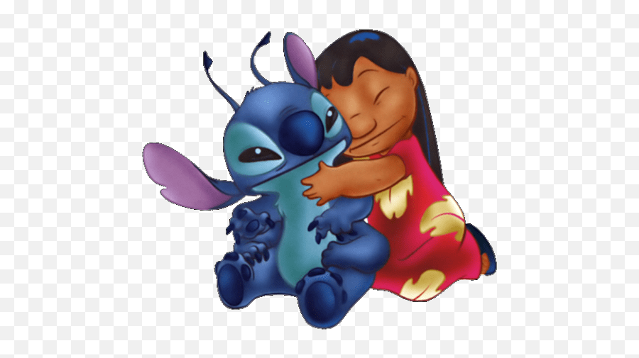 Ohana Di Punto In Bianca - Lilo And Stitch Hugging Emoji,Emoticon E Significati