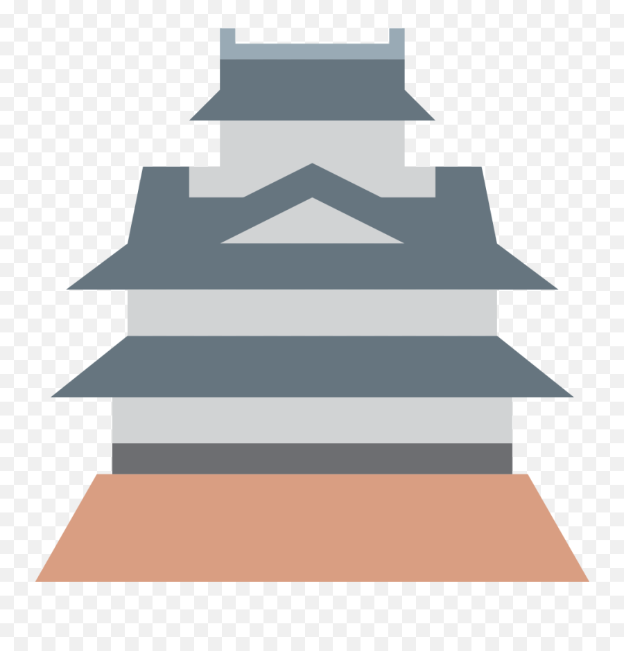 Japanese Emoji Icon Of Flat Style - Japanese Castle Symbol,Japanese Emoji