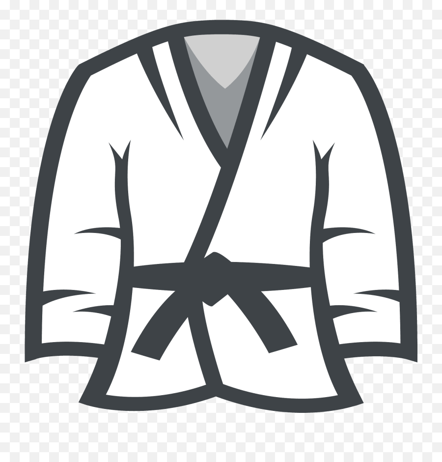 Martial Arts Uniform Emoji Clipart - Jiu Jitsu Keychain,Martial Arts Emoji