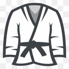 Martial Arts Uniform Emoji Clipart - Jiu Jitsu Keychain,Martial Arts Emoji