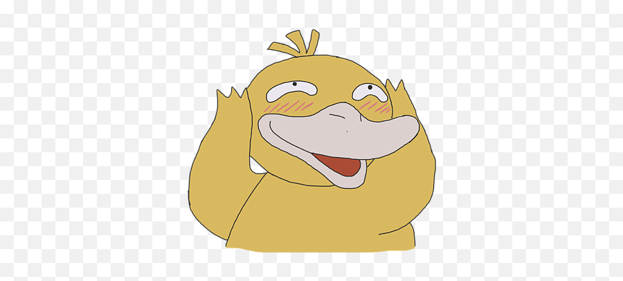 Psyduck Beach Towel - Psyduck Hd Emoji,Top Notch Emoticon