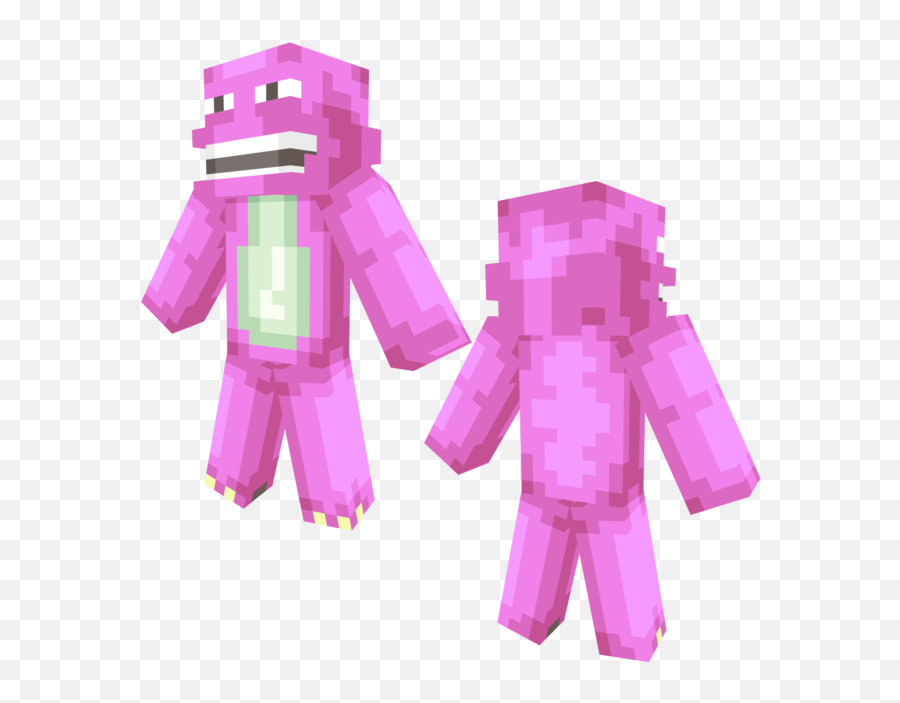 Barney Request - Because Why Not Minecraft Skin Barney É Rosa Ou Roxo Emoji,Barney Emoticon