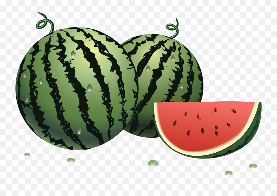 Watermelon Peaches Berries Png Royalty - Watermelons Clip Art Emoji,4k Peach Emoji