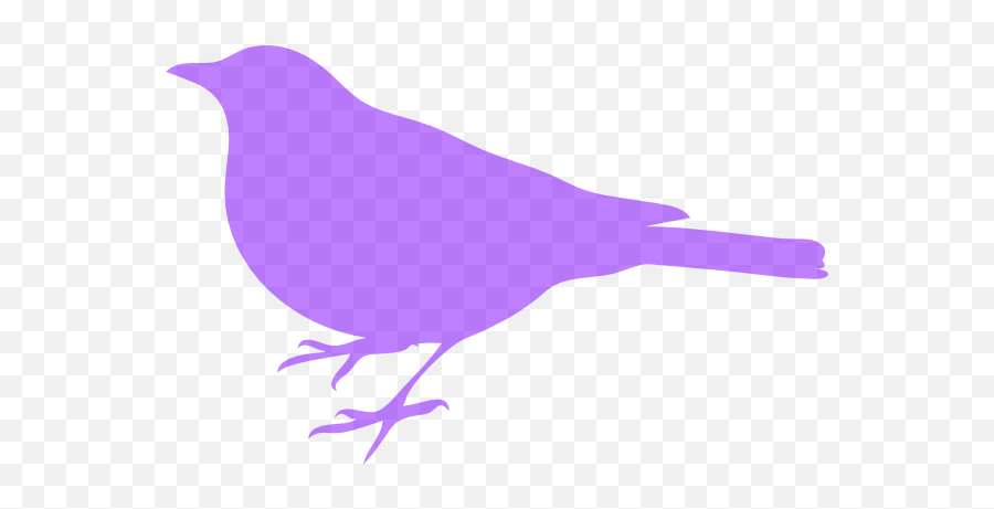 Purple Bird Silhouette Png Svg Clip - Bird Silhouette Clip Art Emoji,Purple Bird Emoji