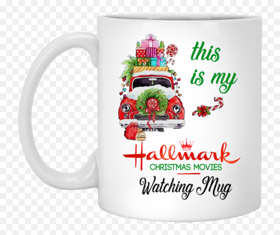 Hallmark White Christmas Mug U201cthis Is My Hallmark Christmas - Mother In Law Mug Emoji,Nitrous Emoji