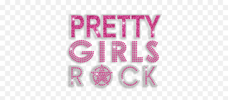 Pretty Girls Rock Cheer Iron - Dot Emoji,The Rock Emotion Printable