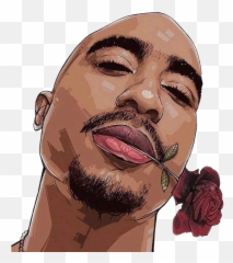Tupac Tupacshakur Sticker - Tupac Drawing Emoji,2pac Emoji