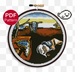 Persistence Of Memory - Insect Small Cross Stitch Patterns Emoji,Needlework Emojis For Texting To Download