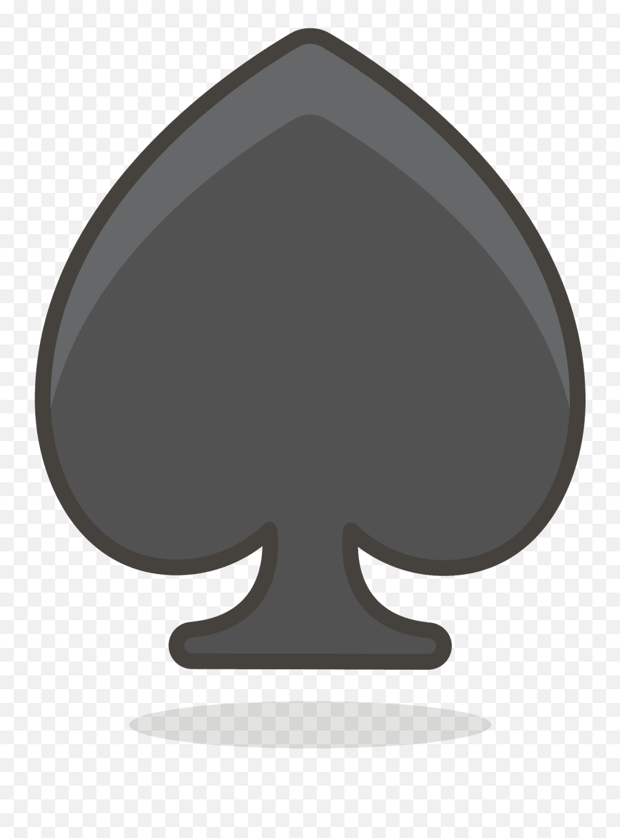 Spade Suit Emoji Clipart - Dot,Ace Emoji