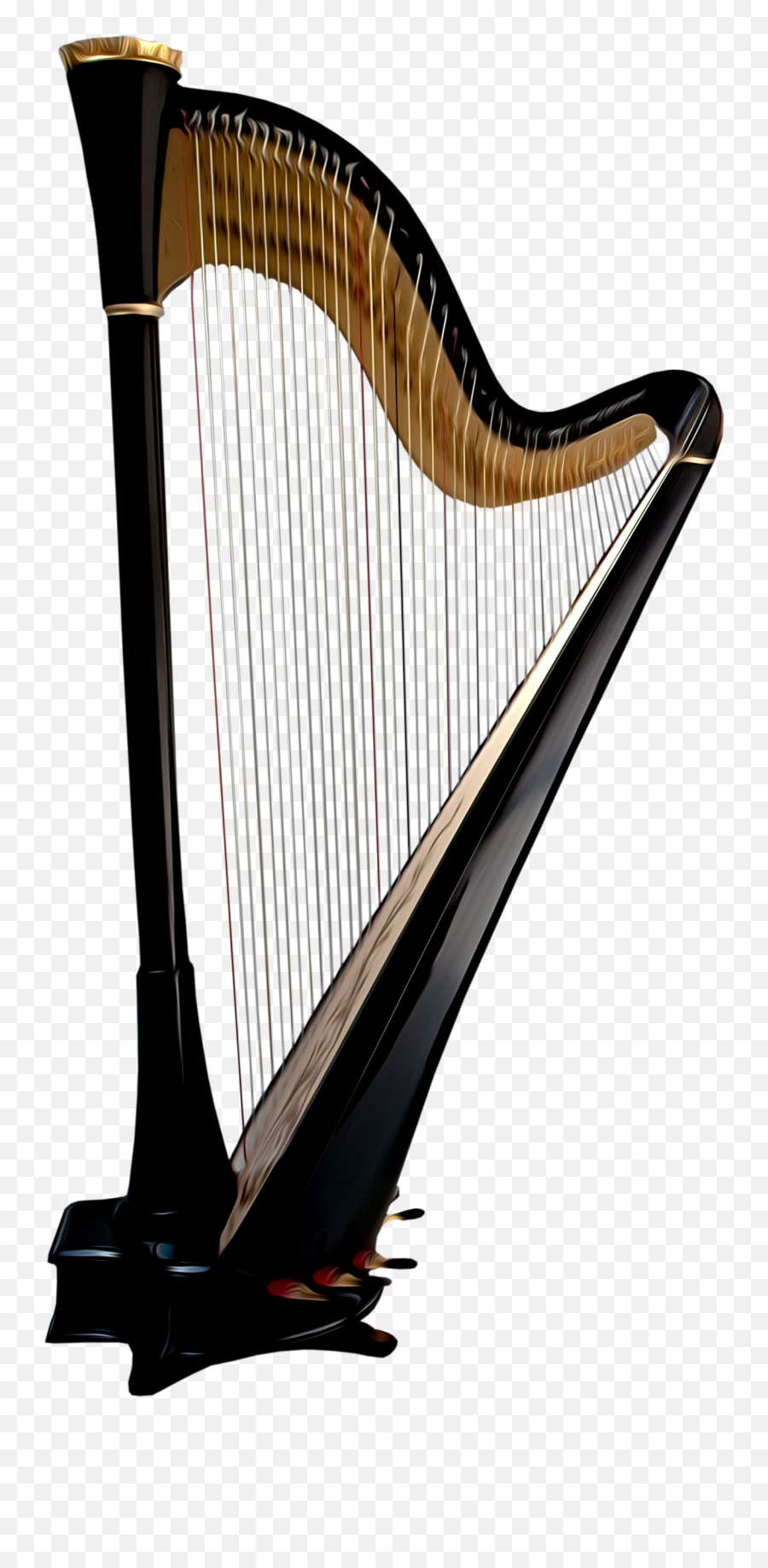 Harp Png Image Harp Music Printables Musical Instruments - Harp Transparent Png Emoji,Emoticon Soundboard