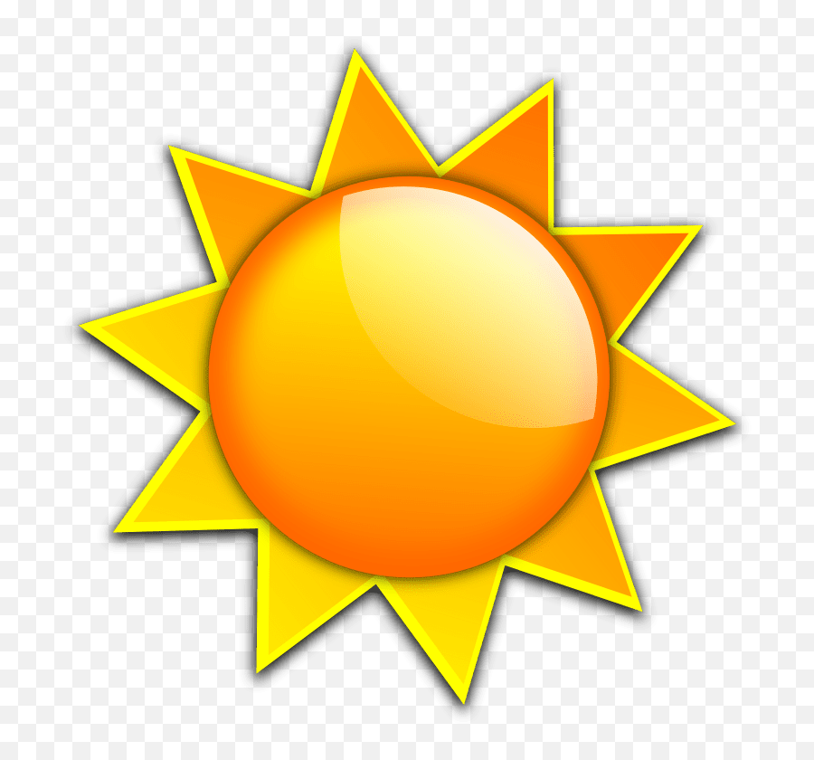 Sunshine Free Sun Clipart Clip Art Images And 4 Png - Clipartix Sunny Clipart Emoji,