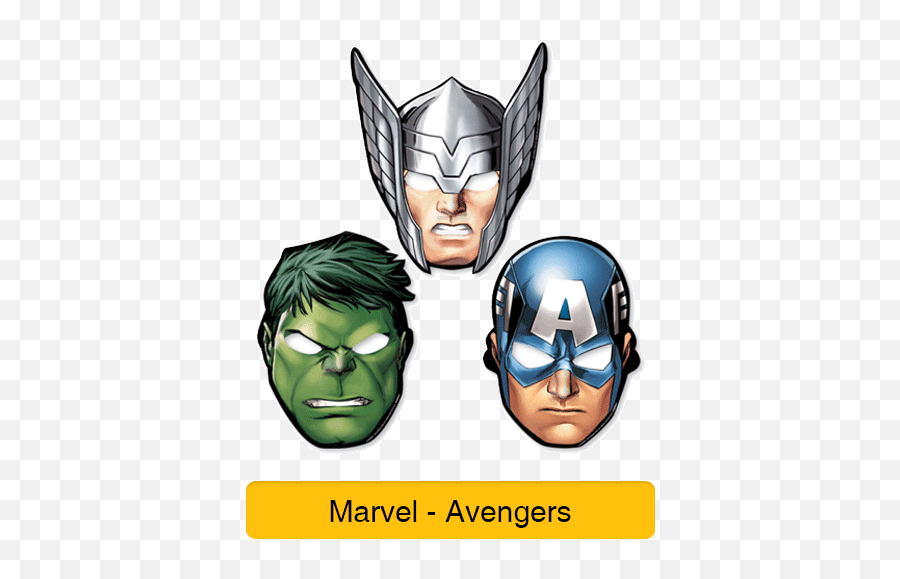 Licensed Characters U2014 Edu0027s Party Pieces - Avengers Face Emoji,Avengers Emoticon Cupcake