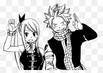We Win On Tumblr - Natsu And Lucy Manga Transparent Emoji,Natsu Emojis