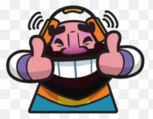 Clash Royale Whatsapp Stickers - Clash Royale Thumbs Up Png Emoji,How To Add Emojis To Clash Royale