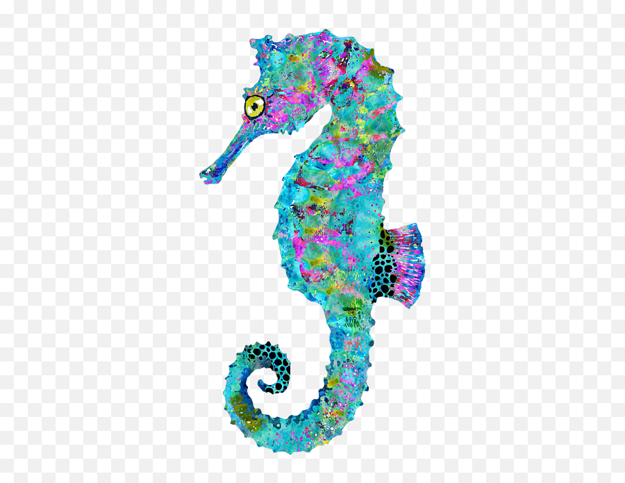 Magical Seahorse - Seahorse Art Emoji,Facebook Emoticons Seahorse