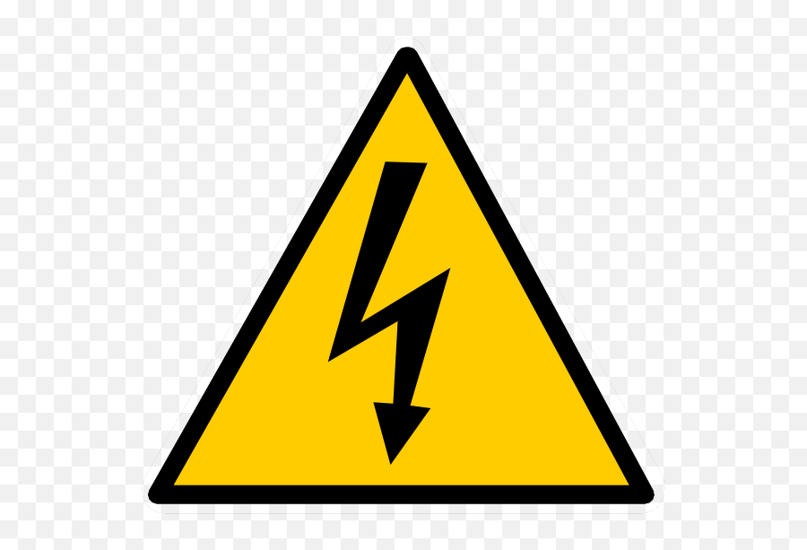 Electricity High Injury Electrical - Electrical Hazard Sign Transparent Emoji,Whatsapp Emojis Fuchs