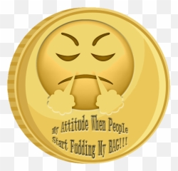 Visual Art Enter Art - Thumbs Down With Money Emoji,Angry Mode Emoticon