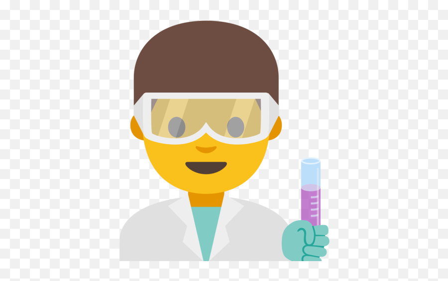 Man Scientist Emoji - Forscher Emoji,Scientist Emoji