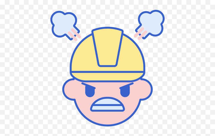 Angry Face - Icono Estresado Emoji,Steam Emotion Icons