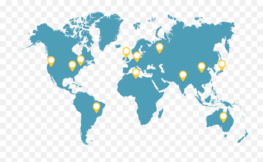 Global Book Distribution With Ingramspark Access 40k - Distribution Png World Map Emoji,Scribed Mapofthe Emotions