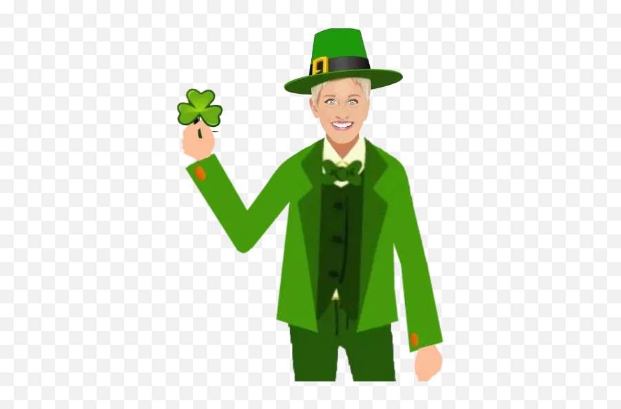 Ellen Sticker Pack - Stickers Cloud Emoji,Saint Patrick's Day Emojis