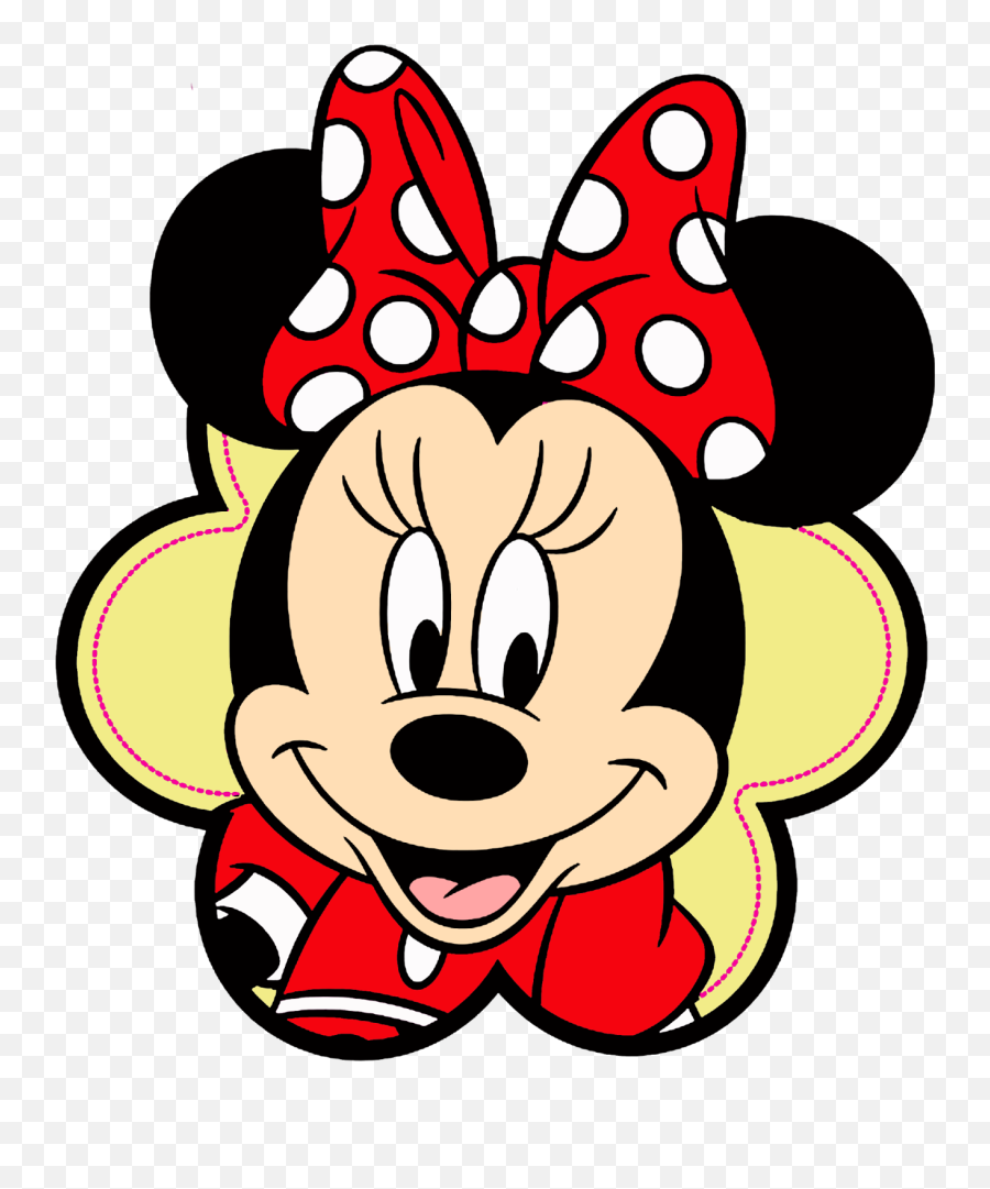 Minnie Mouse Mickey Mouse Face Clip Art - Minnie Mouse Png Emoji,Mickey Mouse Mad Face Emotion