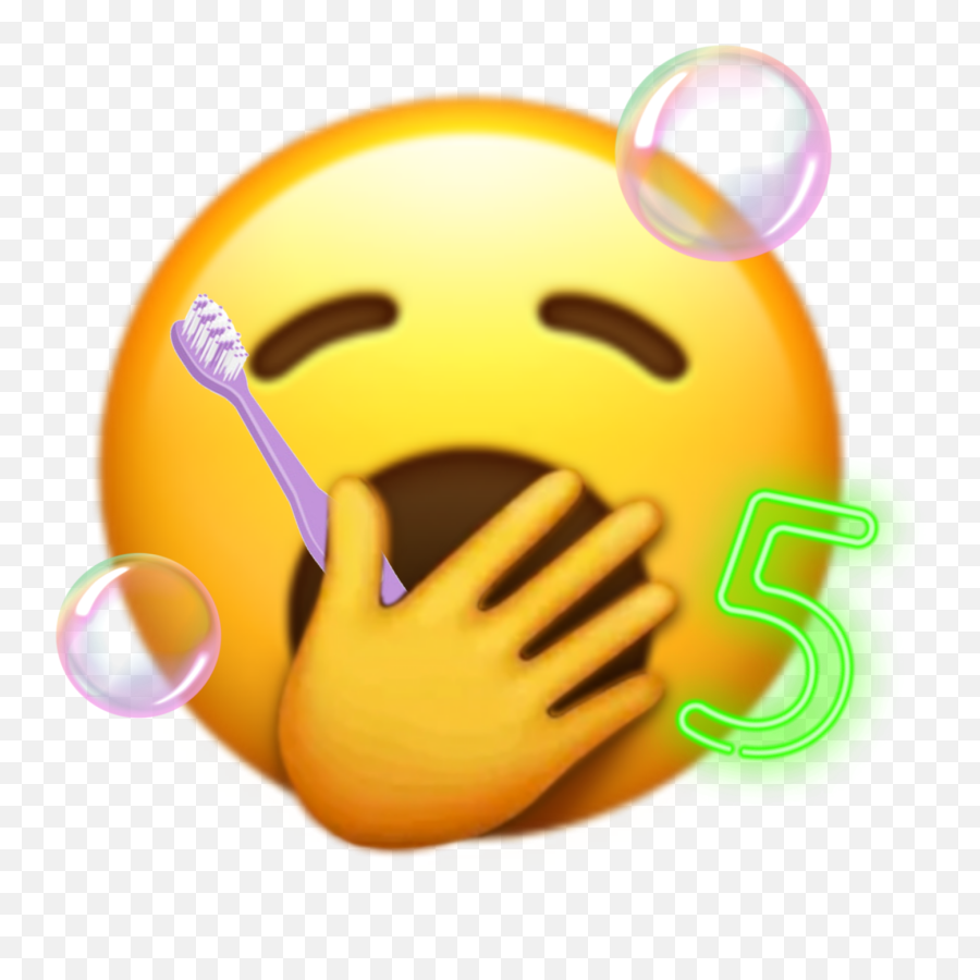 Toothbrush Sleeppy 5moreminutes Sticker Emoji,Toothbrush Emoji