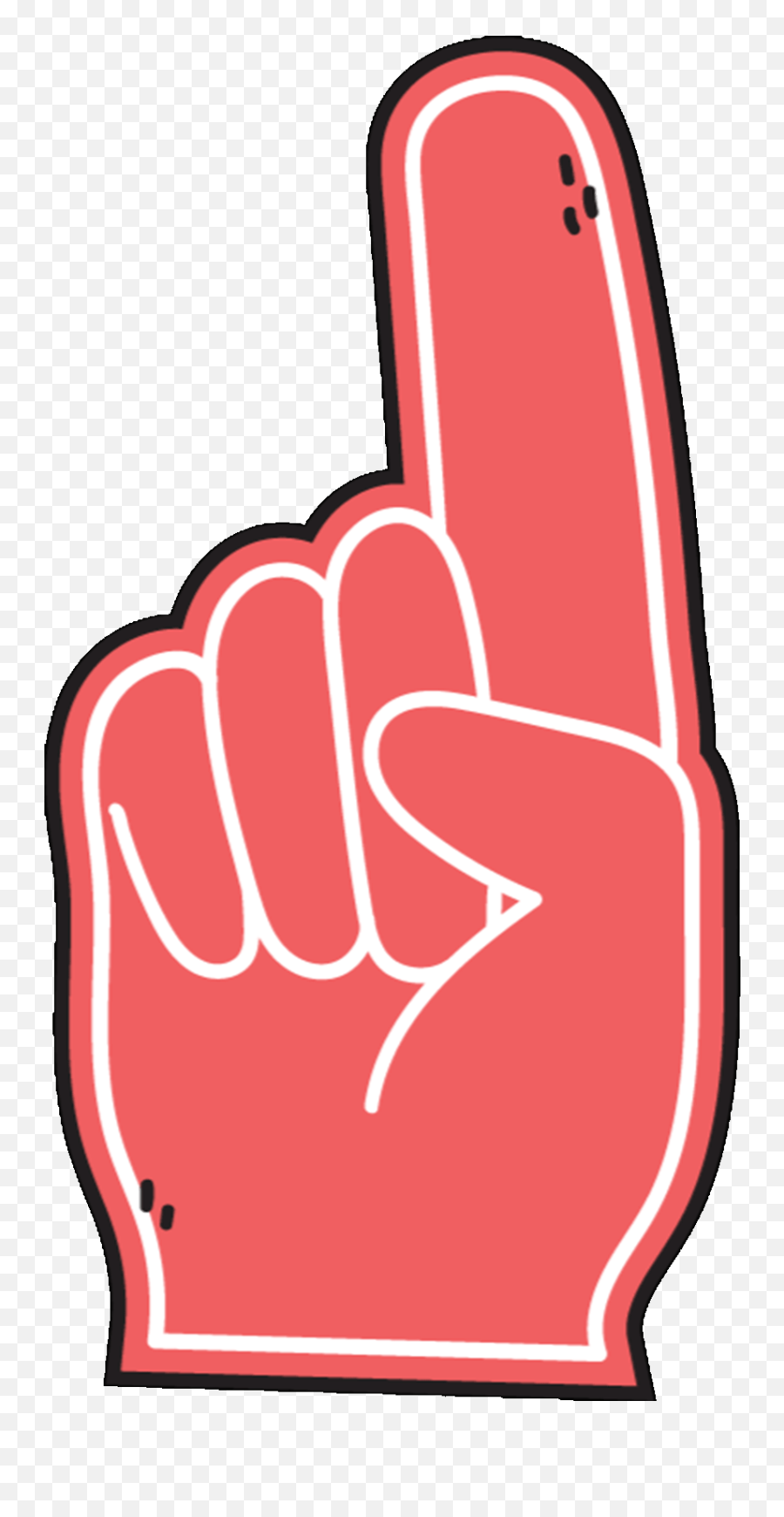 Foam Finger No Sticker Needumee For Ios Android Giphy - Sign Language Emoji,Finger Pinch Emoji