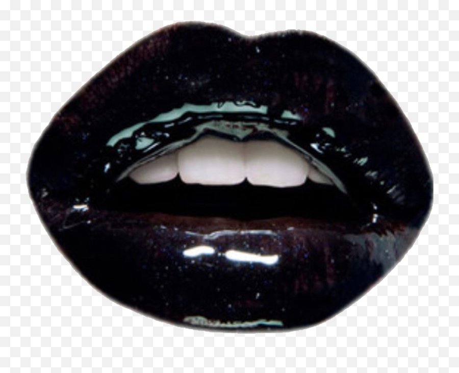 Black Lips Mouth Lipstick Polyvore Moodboard Filler Emoji,Angry Emoticon Asian Dongert