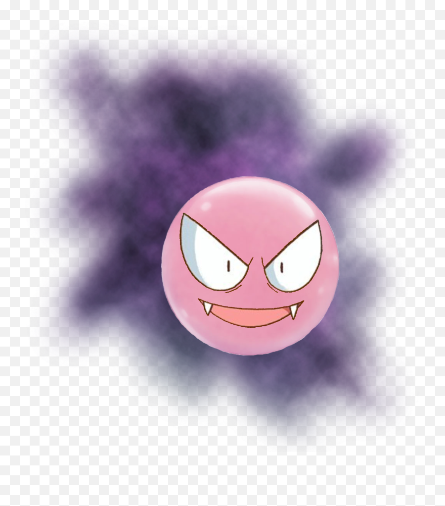 Gastly Pokemon Sticker By Hanjo Rafael Emoji,Pacemon Emoticon