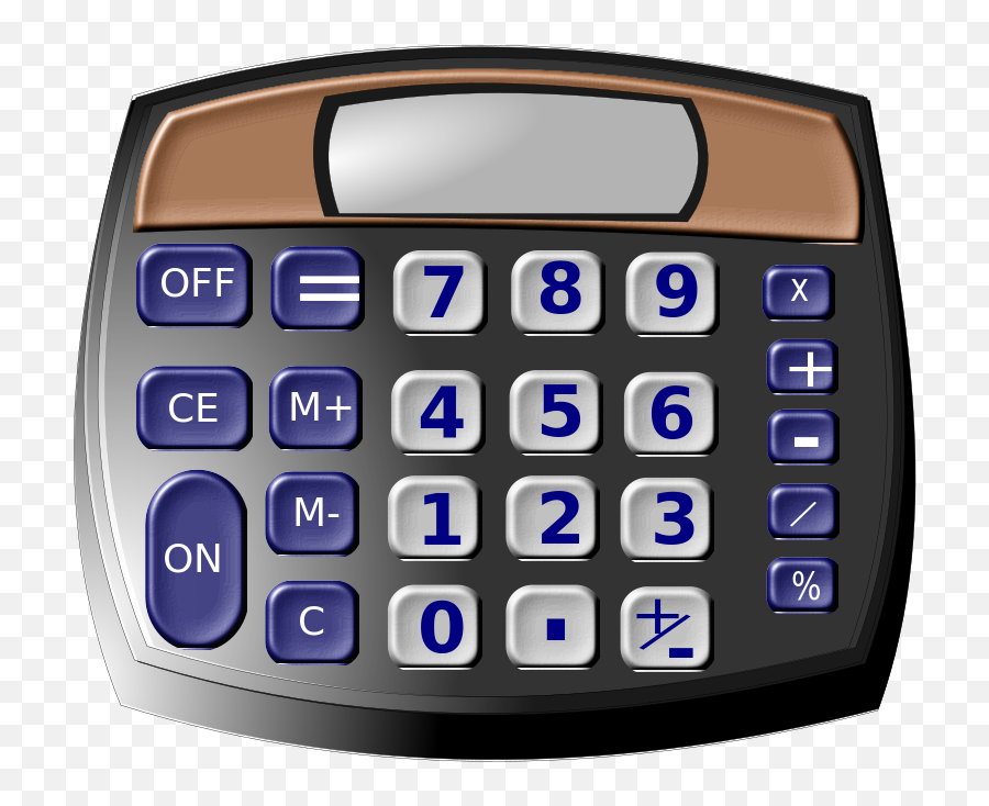 Handheld Calculator Clip Art Image - Clipsafari Emoji,Hand Held Emoji