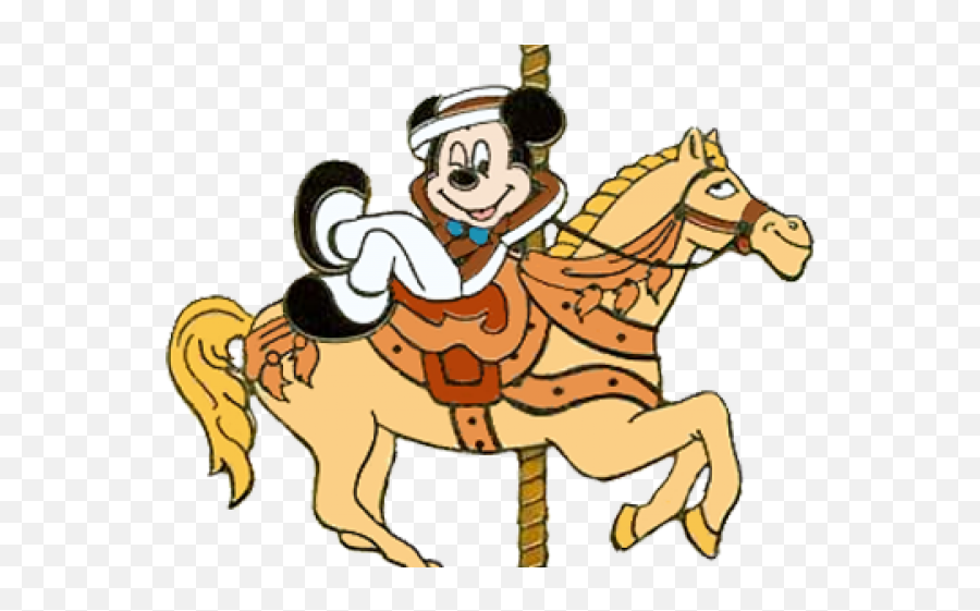 Carousel Clipart Disney - Cartoon Png Download Full Size Emoji,Carousel Horse Emoji