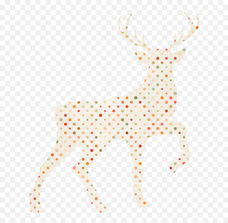 Spotted Stag Animal Wall Decal Emoji,Hunting Deer Emoji