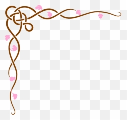 Brown Floral Border Png Pic Emoji,Border Emoji