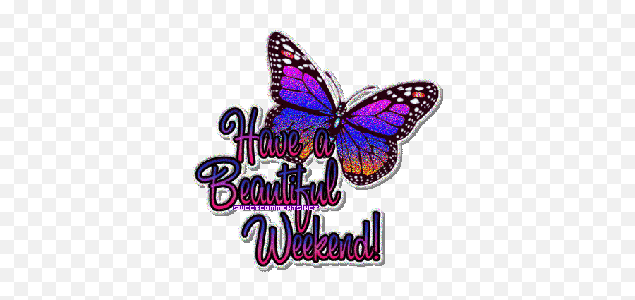 Happy Weekend Quotes - Happy Friday And Weekend Butterfly Emoji,Fubar Emoji