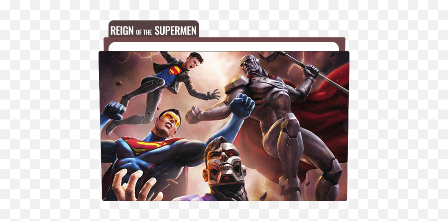 Reign Of The Supermen Folder Icon Free Download - Designbust Reign Of Superman Filme Emoji,Is There A Superman Emoji