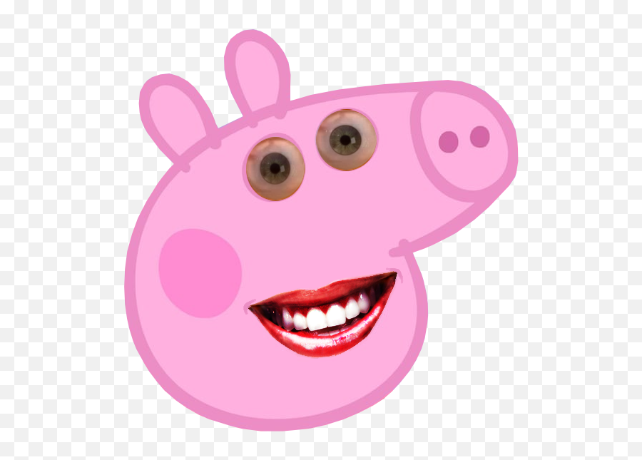 Peppa Pig Smile - Album On Imgur Peppa Pig Smiling Transparent Emoji,Hummingbird Emoticon