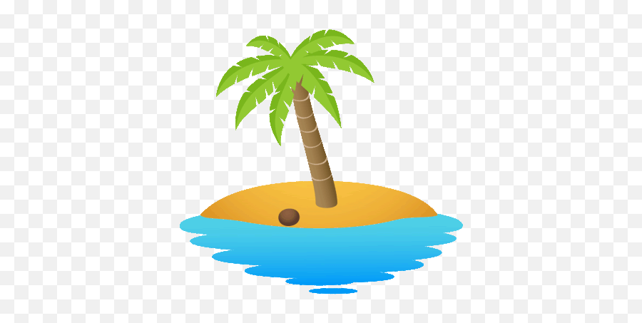 Desert Island Joypixels Gif - Desertisland Joypixels Palmtree Discover U0026 Share Gifs Island Gif Transparent Emoji,Palmtree Emoji