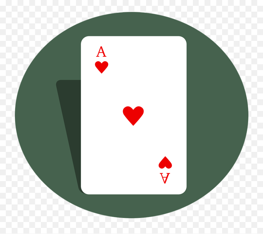 Ace Hearts Game - Clip Art Emoji,Emotion Poker