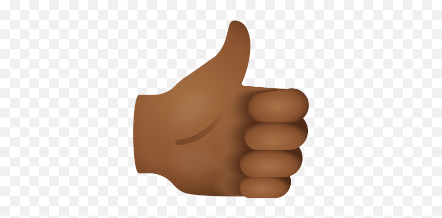 Thumbs Up Medium Dark Skin Tone Icon - Sign Language Emoji,Thumbs Up Emoji Movie