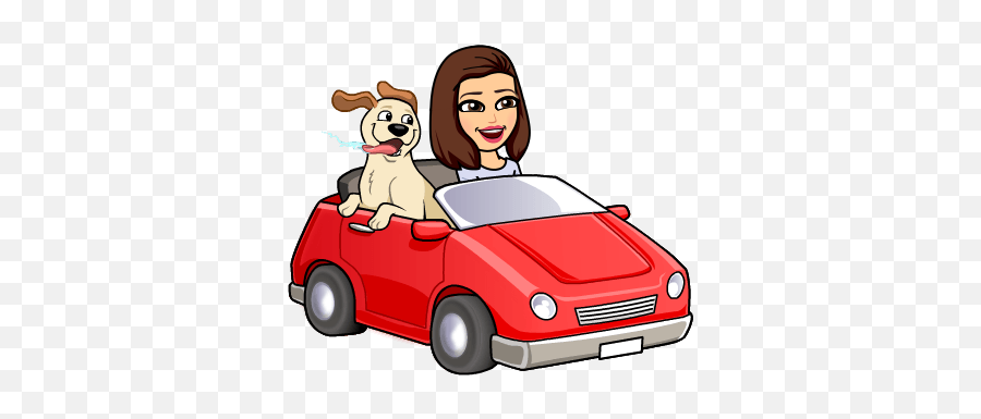 Cartoon Girl Drawing - Bitmoji Girl In A Car Emoji,Hit The Quan Emoji Cartoon Girl Drawing - Bitmoji Girl In A Car Emoji,Hit The Quan Emoji